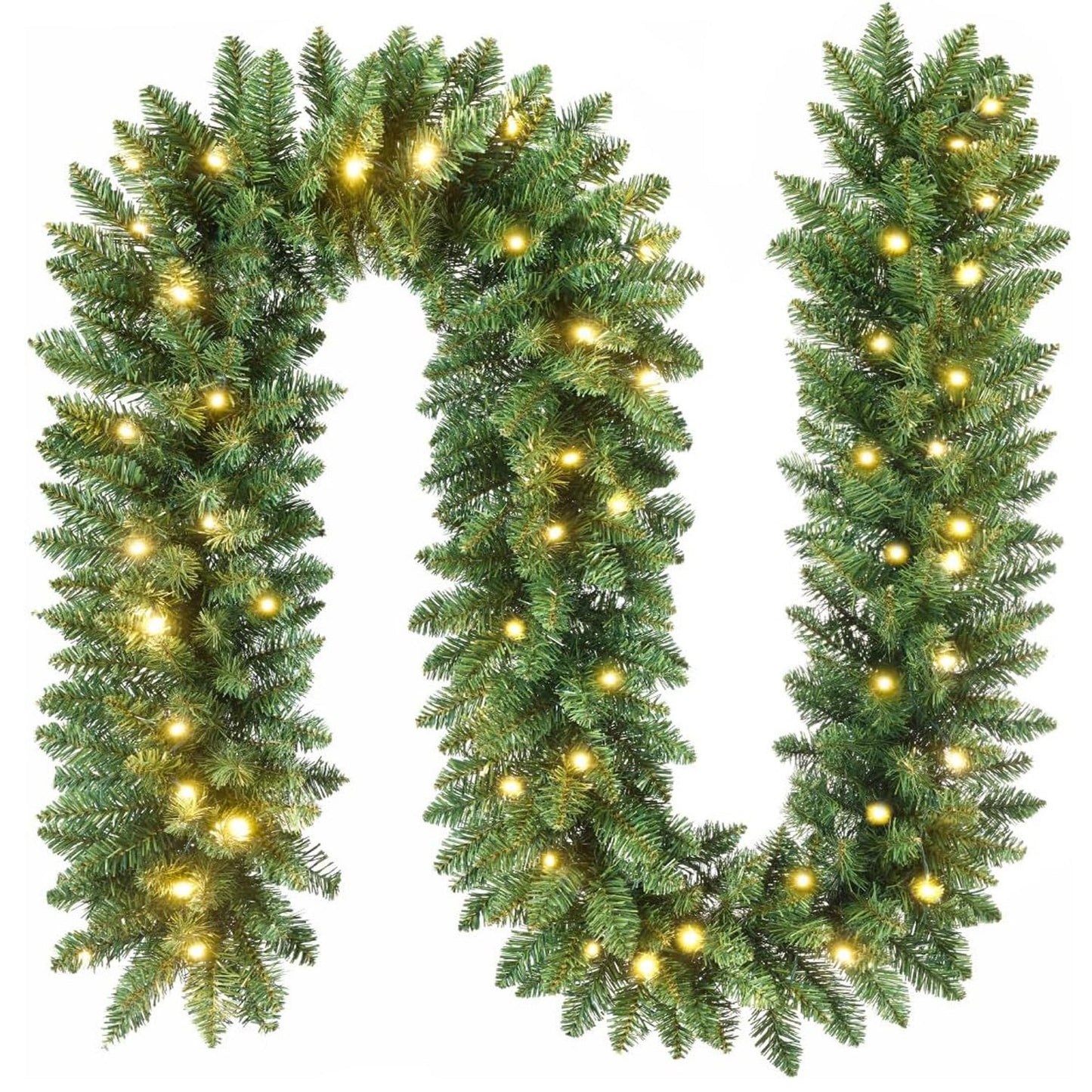 🎄Artificial Green Cedar Wreath – Indoor/Outdoor Holiday Decor