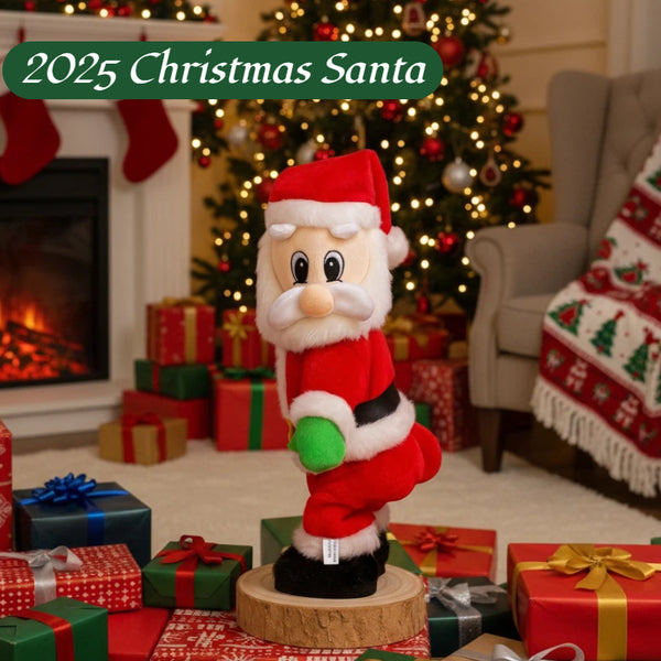 Electric Music Twerking Santa Booty Shaker – Funny Animated Christmas Décor Gift