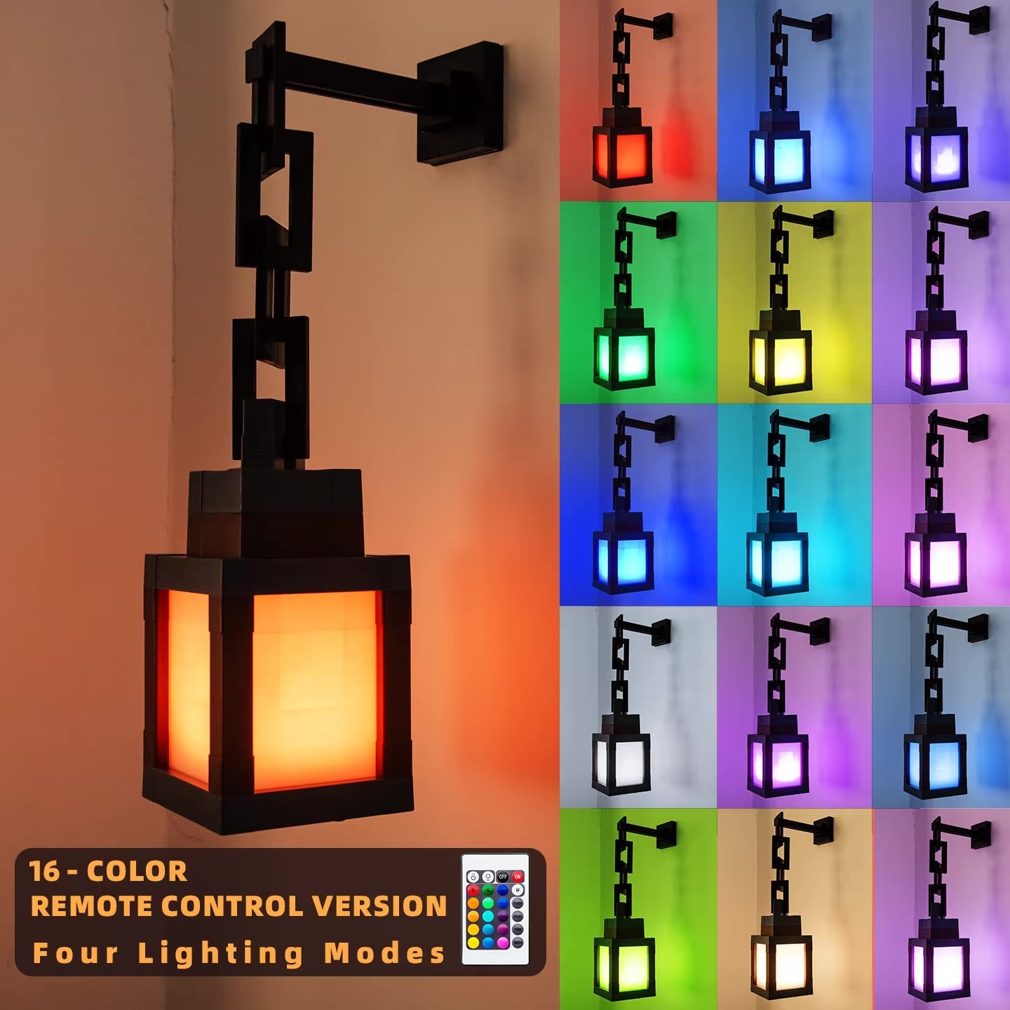 16 Color Game Flashlight - Night Lights and Multi-Purpose Game Decorations