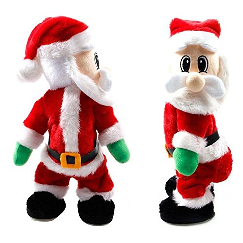 Electric Music Twerking Santa Booty Shaker – Funny Animated Christmas Décor Gift