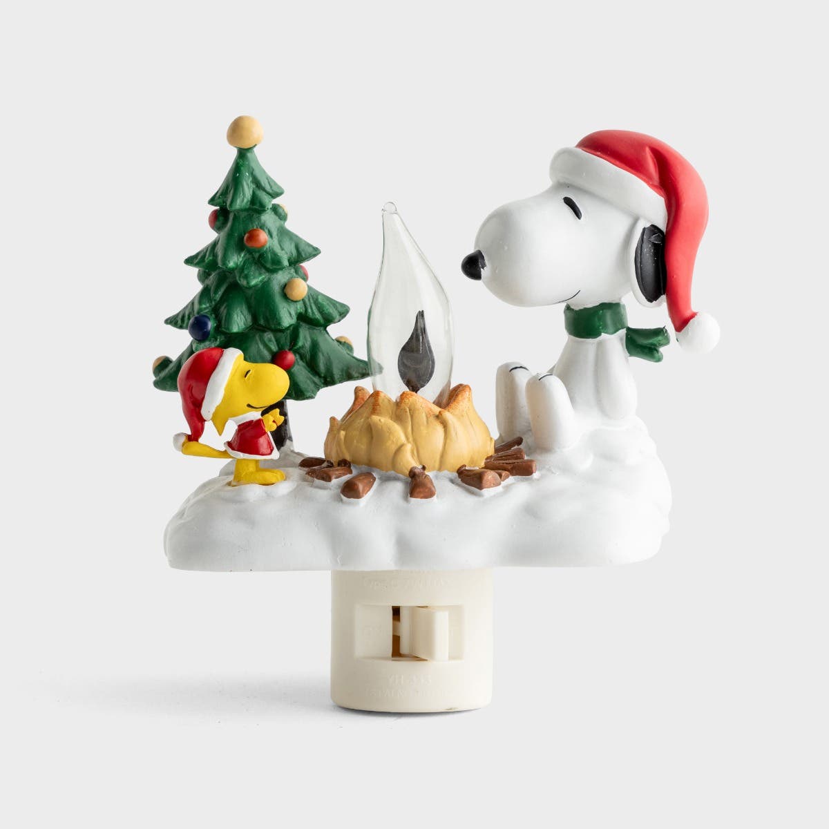 Snoopy and Woodstock Campfire Night Light 🎄