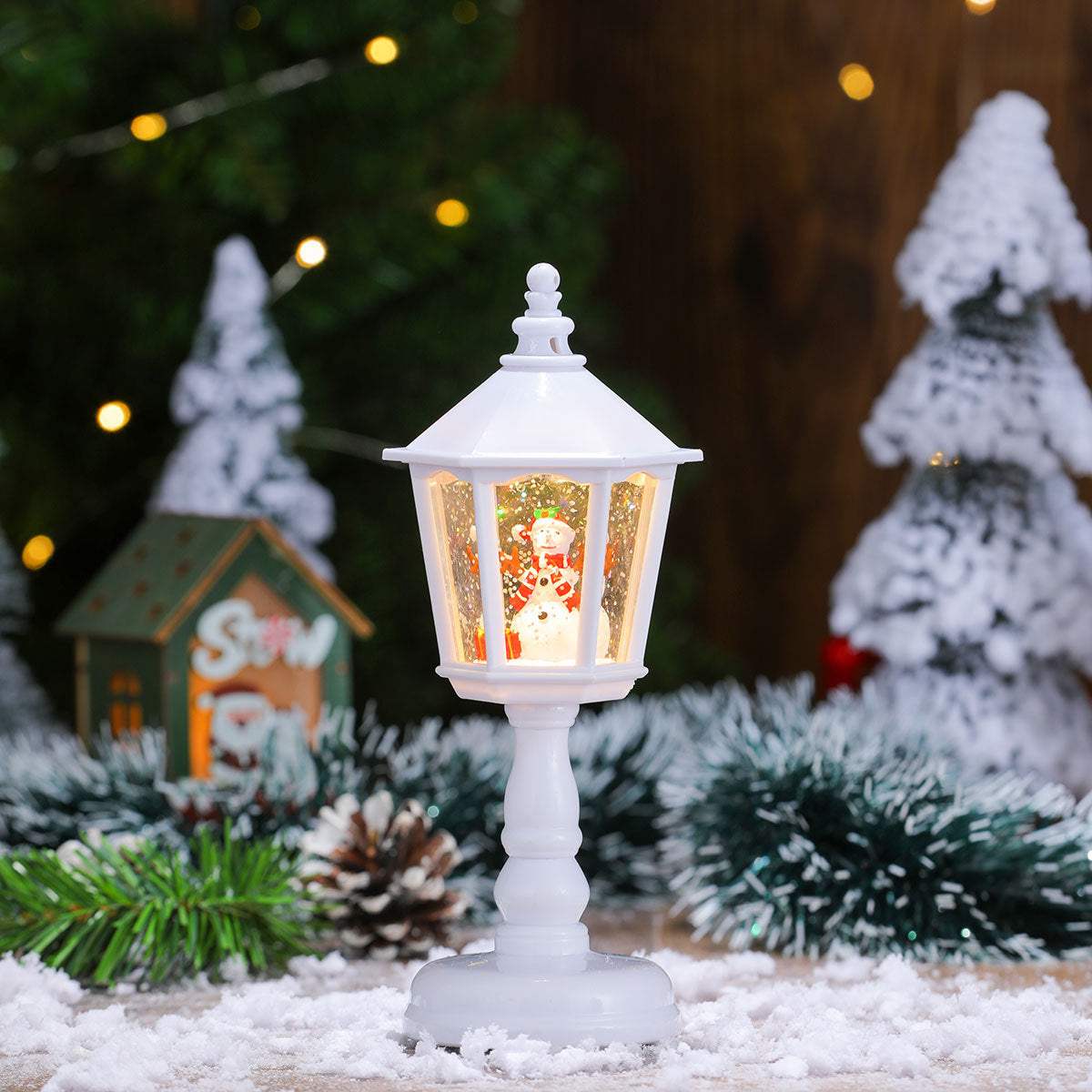 Santa Claus Music Lantern – USB & Battery Powered Christmas Light Decoration🎅