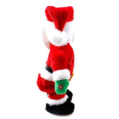 Electric Music Twerking Santa Booty Shaker – Funny Animated Christmas Décor Gift