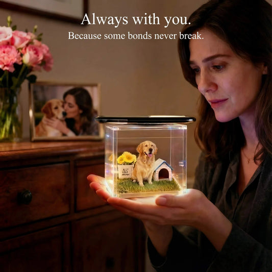 AI Custom Pet Hologram Projector – 3D Interactive Keepsake