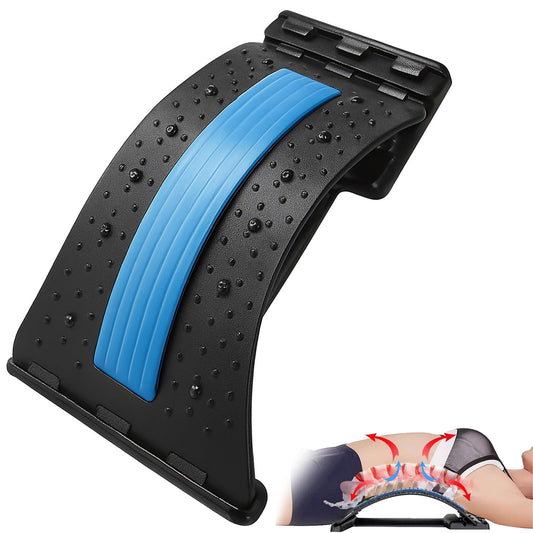 🌿 GleeMart™ Magnetic Acupressure Back Stretcher