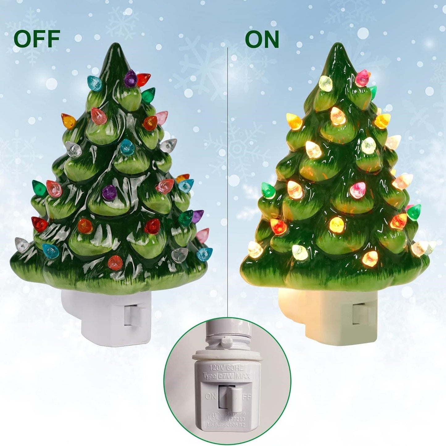 Christmas Tree Night Light🎄 - GleeMart