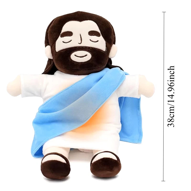Calming Jesus Plush – Breathing & Music Plush Toy | Christian Gift