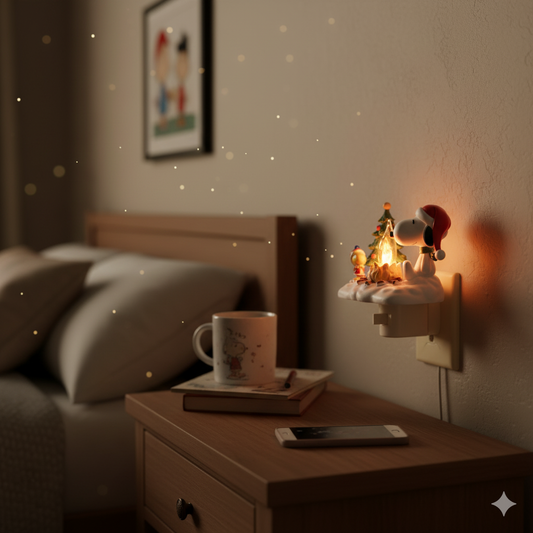 Snoopy & Woodstock Campfire Night Light – A Nostalgic Peanuts Christmas Gift for Every Home