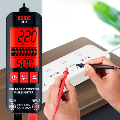 Smart Digital Multimeter – Auto-Ranging with NCV Detection, Flashlight & Safety Protection for DIY & Pros