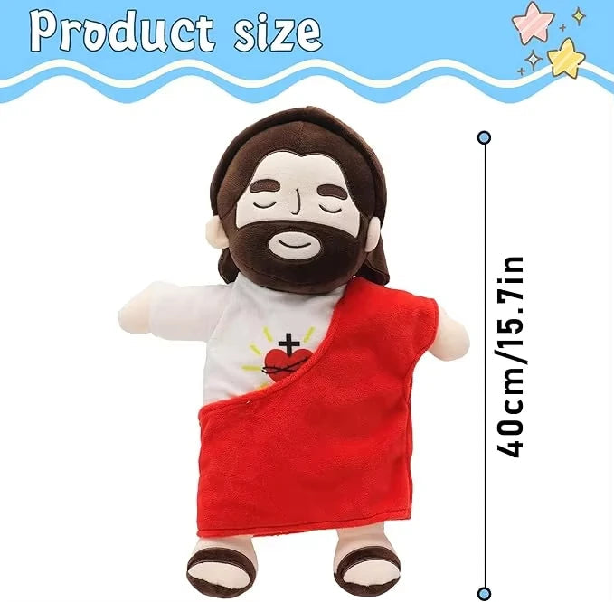 Calming Jesus Plush – Breathing & Music Plush Toy | Christian Gift