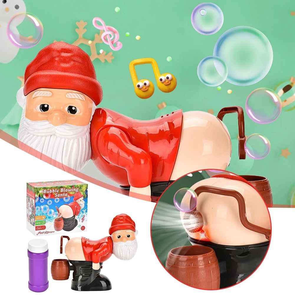 Santa Farting Bubble Machine – Funny Christmas Gift for Kids & Families