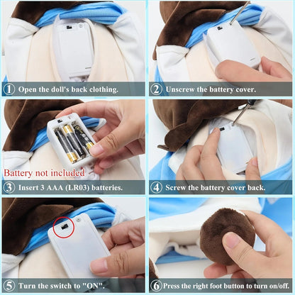 Calming Jesus Plush – Breathing & Music Plush Toy | Christian Gift