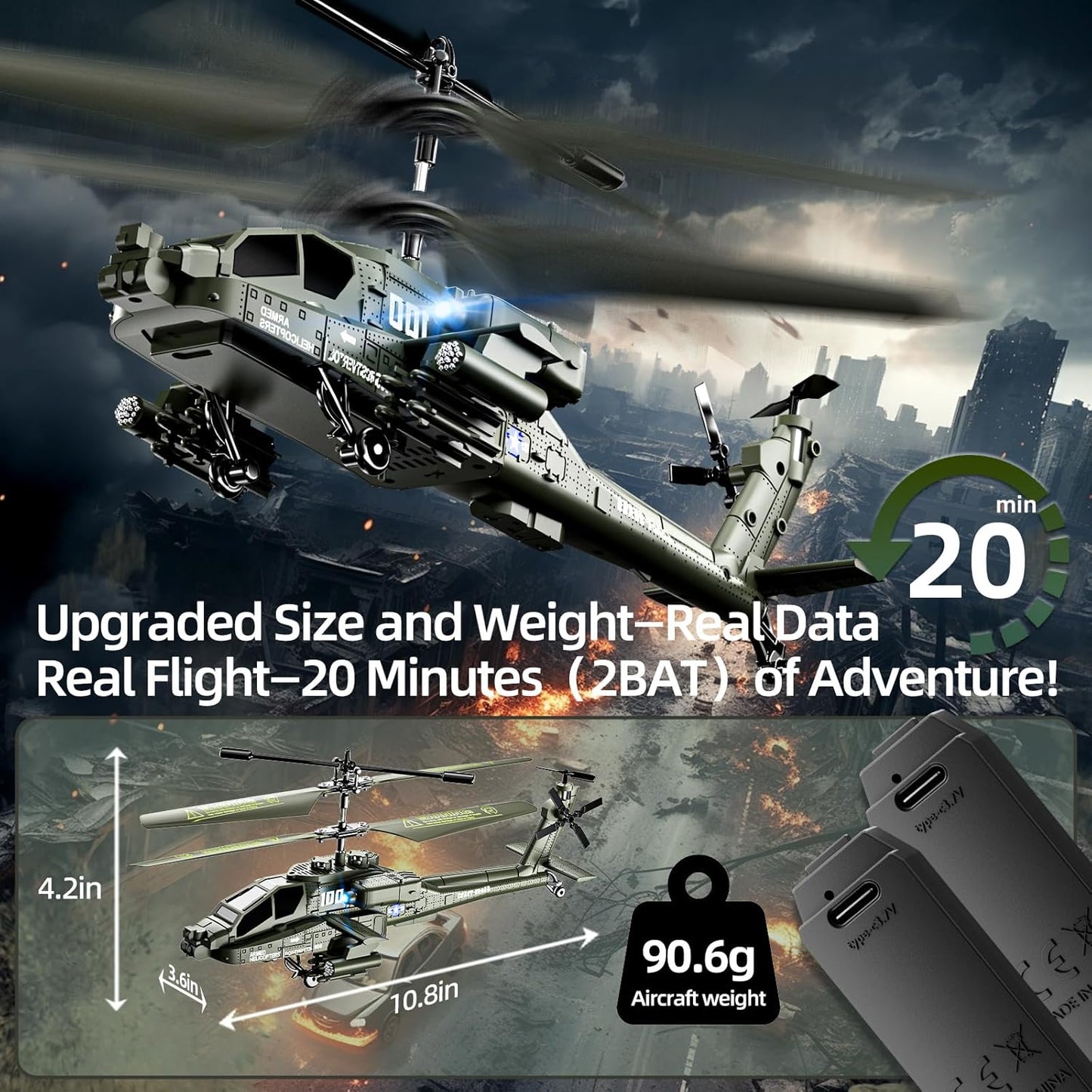 🚁Christmas Gifts- Remote-controlled attack helicopter