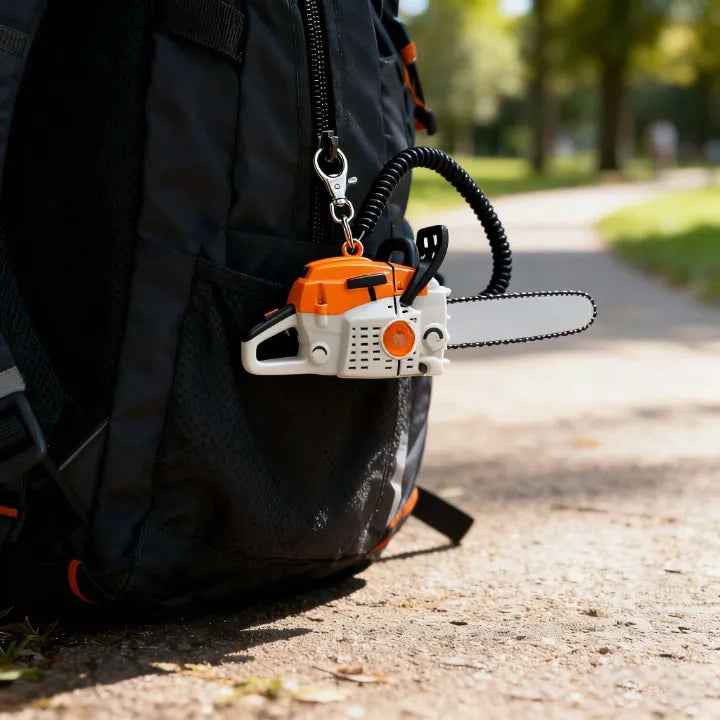 🔥 Mini Chainsaw Keychain — A Pocket-Sized Icon for Tool Lovers
