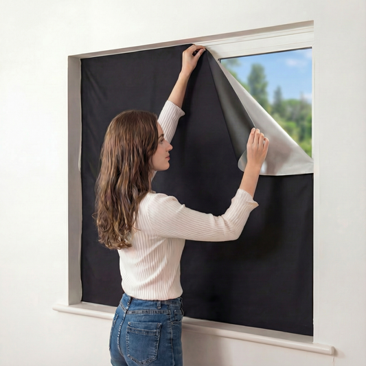 Magnetic Light-Blocking Blinds
