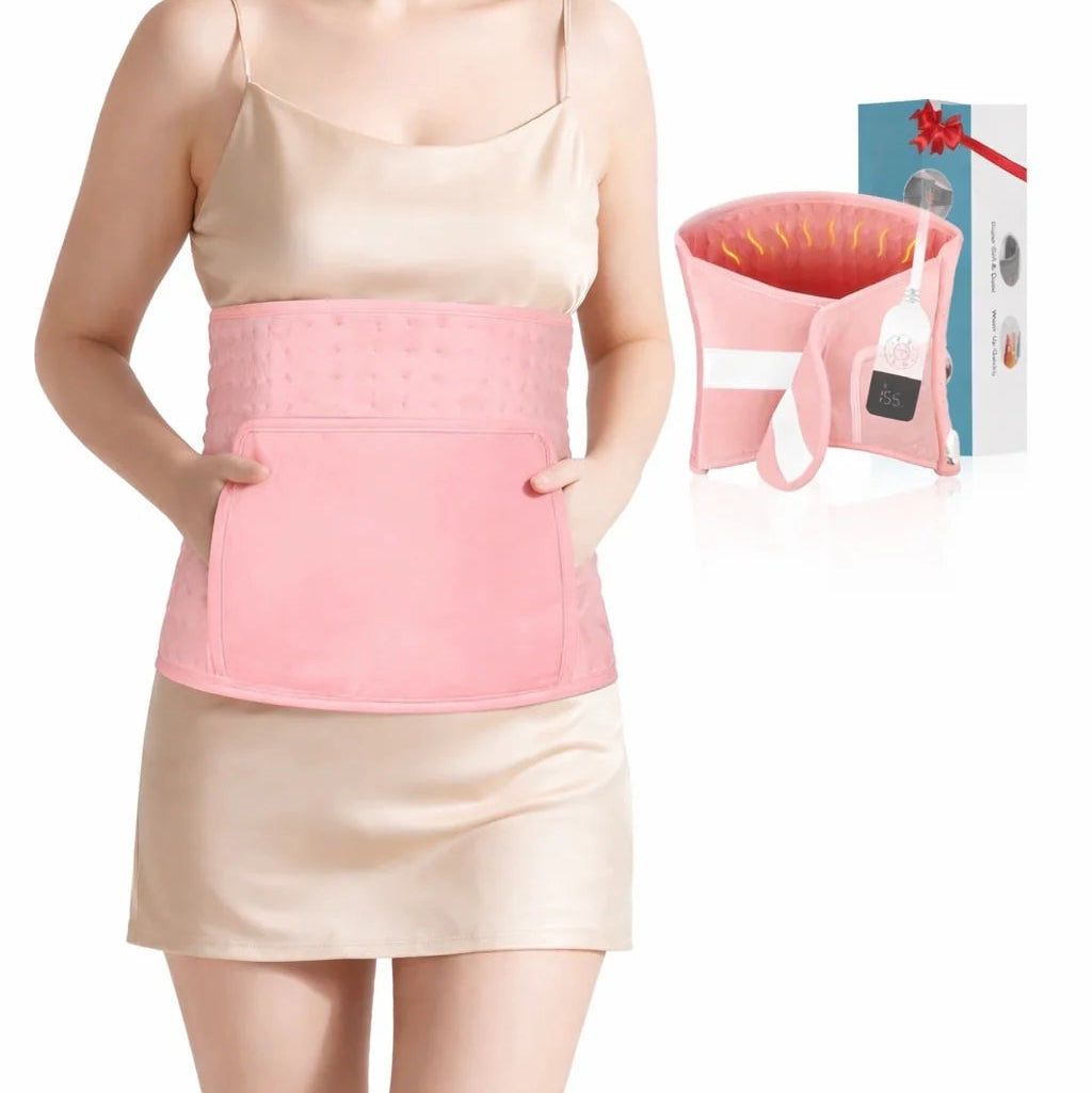 Women's Thermal Heating Wrap for Back & Belly Relief