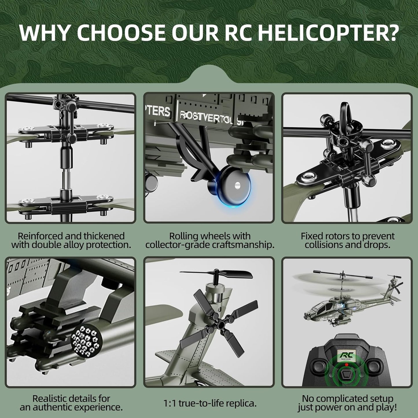 🚁Christmas Gifts- Remote-controlled attack helicopter