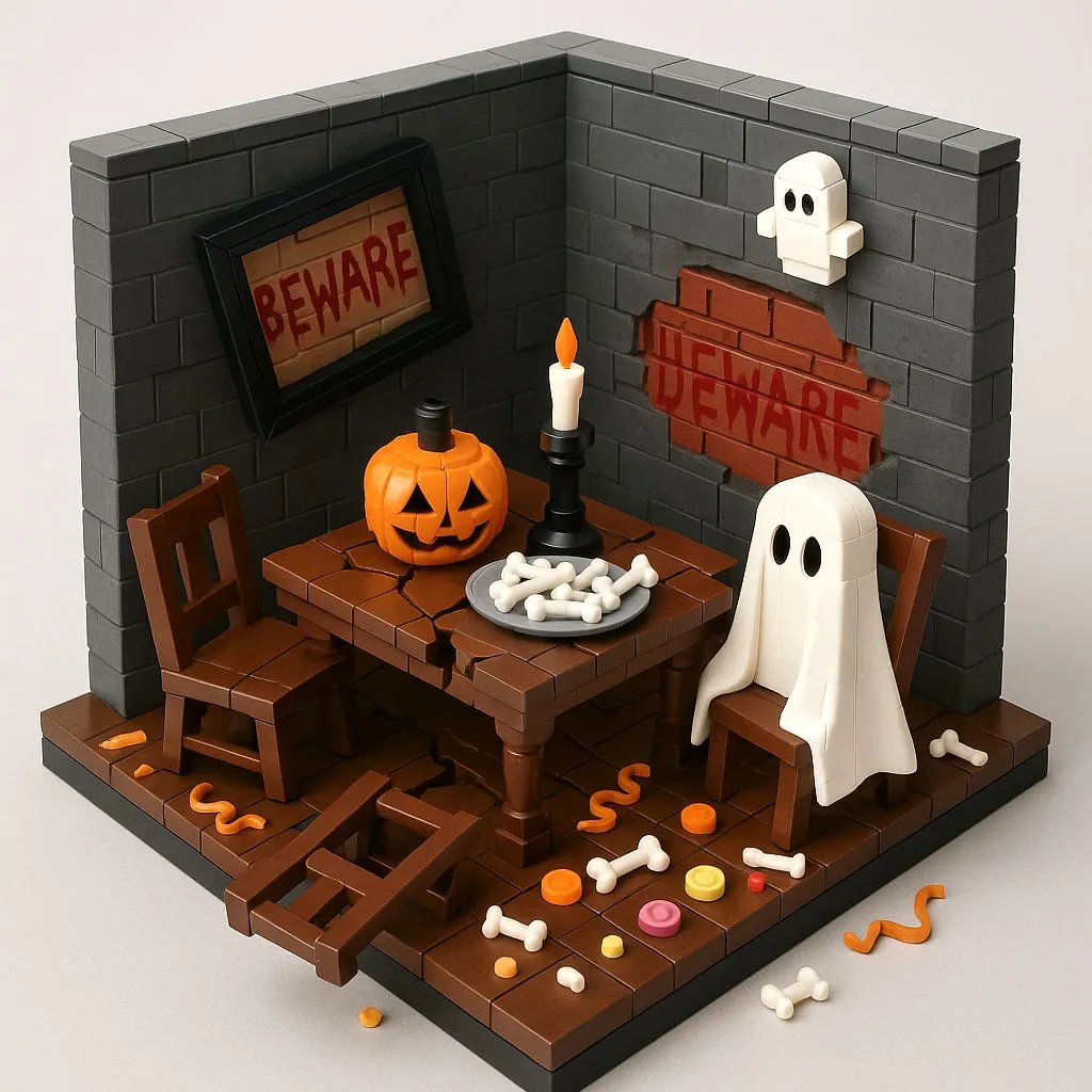 👻Haunted House Block Set