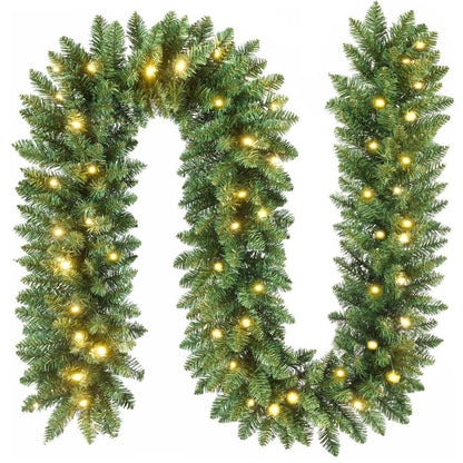 🎄Artificial Green Cedar Wreath – Indoor/Outdoor Holiday Decor
