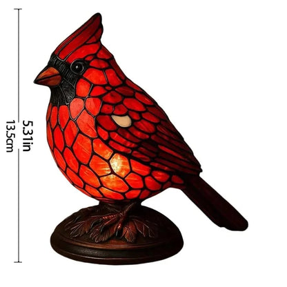 Bird Statue Lamp – Resin LED Night Light Decor