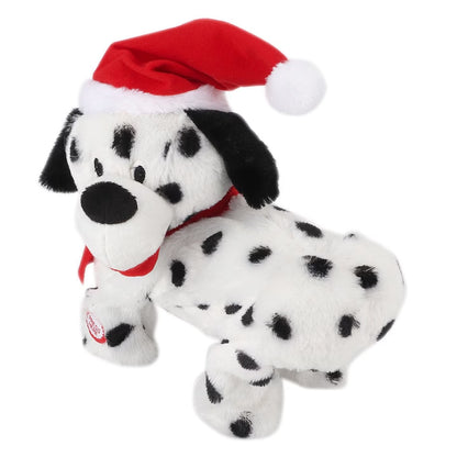 Twerking Santa Dog Toy – Animated Walking & Singing Plush for Christmas