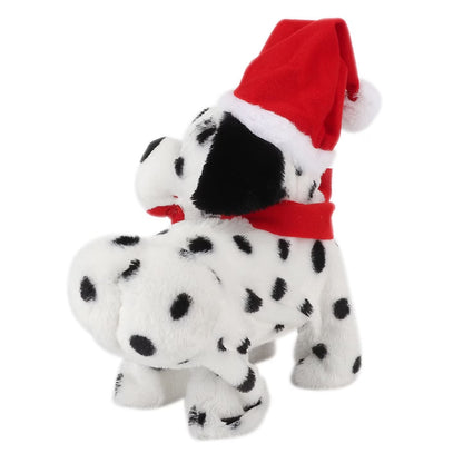 Twerking Santa Dog Toy – Animated Walking & Singing Plush for Christmas