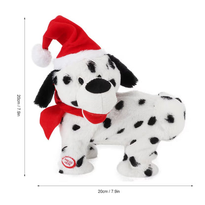 Twerking Santa Dog Toy – Animated Walking & Singing Plush for Christmas