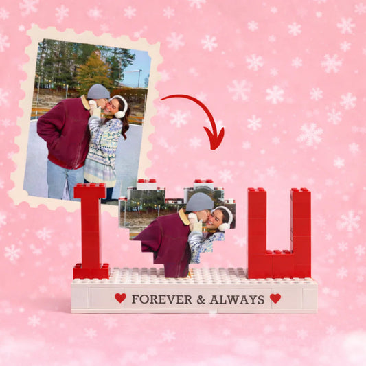 Personalized Brick Puzzle Photo Block