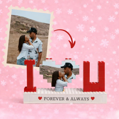 Personalized Brick Puzzle Photo Block