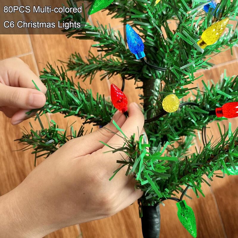 Solar Christmas Tree Lights | Outdoor Solar Holiday Decor