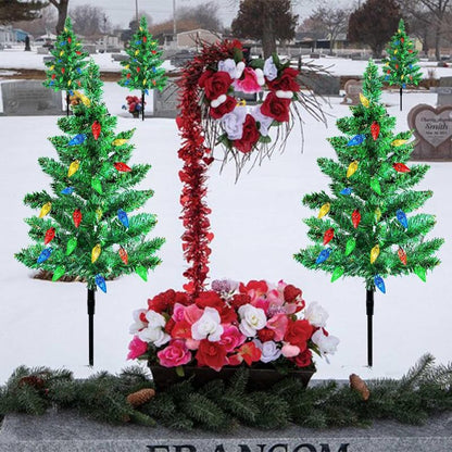 Solar Christmas Tree Lights | Outdoor Solar Holiday Decor