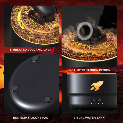 🌋 GleeMart™ Volcanic Lava Aromatherapy Humidifier（280ml）