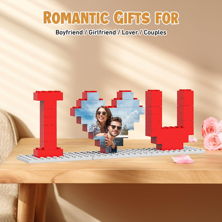 Personalized Brick Puzzle Photo Block