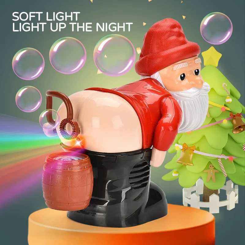 Santa Farting Bubble Machine – Funny Christmas Gift for Kids & Families