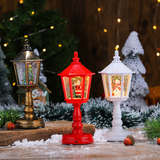 Santa Claus Music Lantern – USB & Battery Powered Christmas Light Decoration🎅