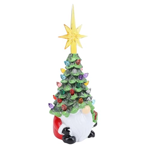Lighted Up Gnomes Ceramic Christmas Tree🎄
