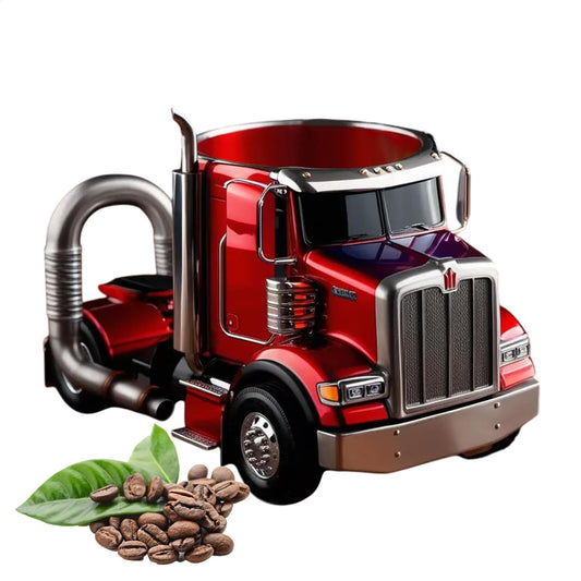 Semi Truck Coffee Mug – Handcrafted 3D Shaped Design