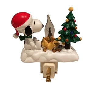 Snoopy and Woodstock Campfire Night Light 🎄