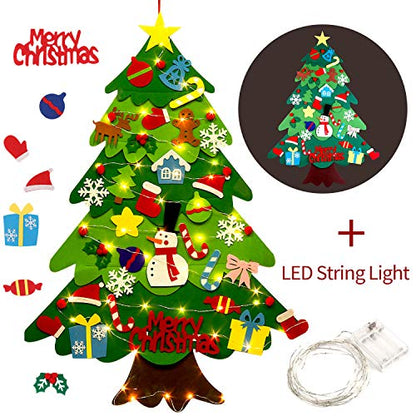 🎄DIY Felt Christmas Tree for Kids | Safe & Fun Xmas Decoration 2025