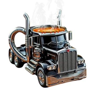 Semi Truck Coffee Mug – Handcrafted 3D Shaped Design