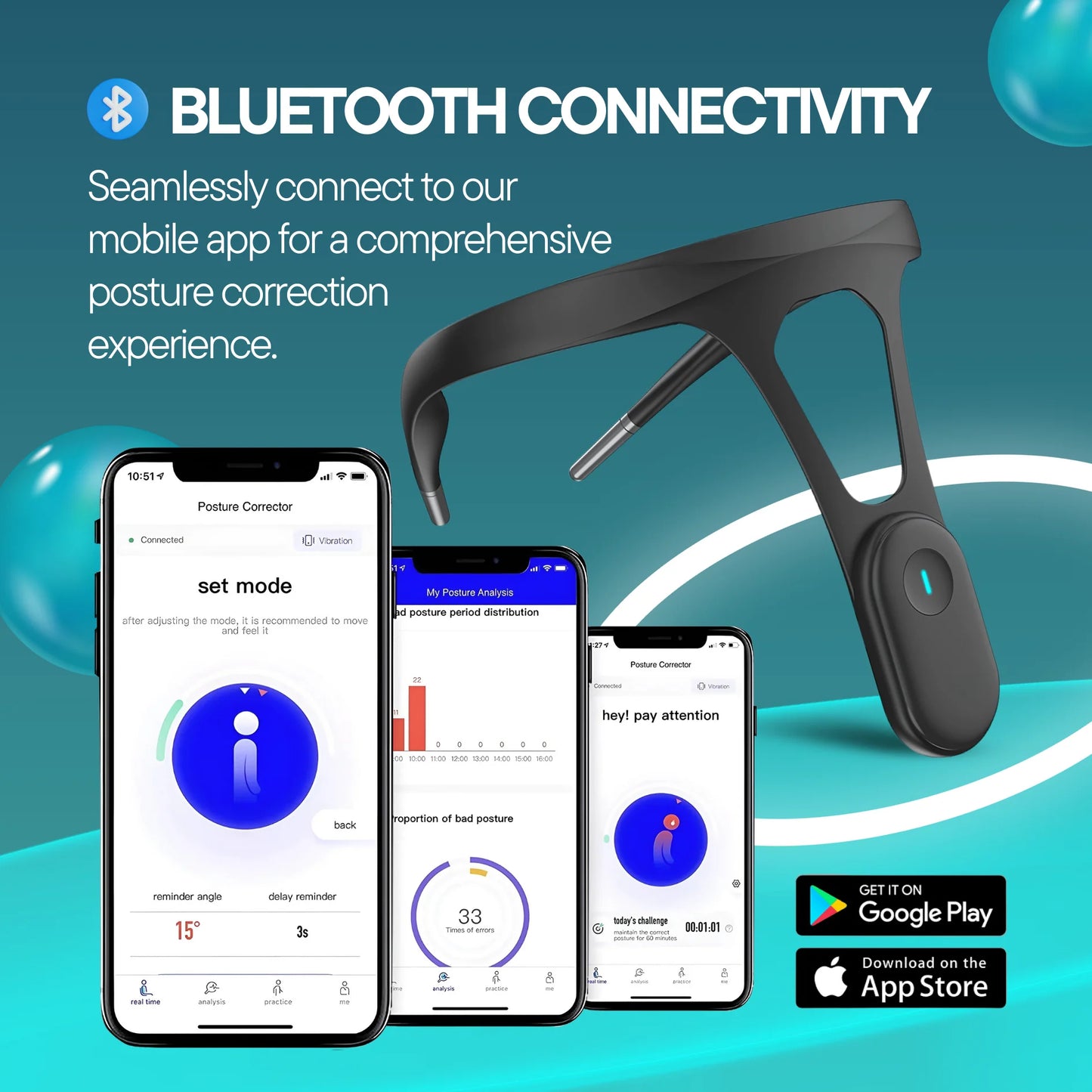 Smart Posture Luxe Adjustable Posture Corrector & Back Brace