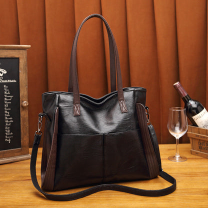 🔥Last Day 70%-Ladies PU Leather Tote Bag