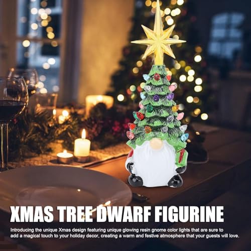 Lighted Up Gnomes Ceramic Christmas Tree🎄