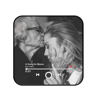 Aimant de réfrigérateur personnalisé en forme d'album de musique avec lecteur intégré🎵 