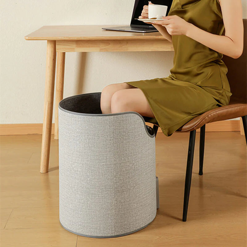 Chauffe-pieds électrique pliable à glisser sous le bureau – Tapis chauffant portable pour un confort hivernal au bureau et à la maison 