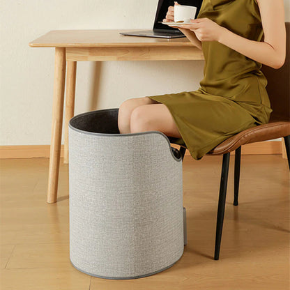 Chauffe-pieds électrique pliable à glisser sous le bureau – Tapis chauffant portable pour un confort hivernal au bureau et à la maison 