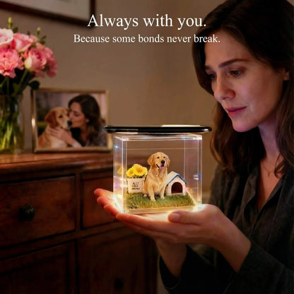 AI Custom Pet Hologram Projector – 3D Interactive Keepsake