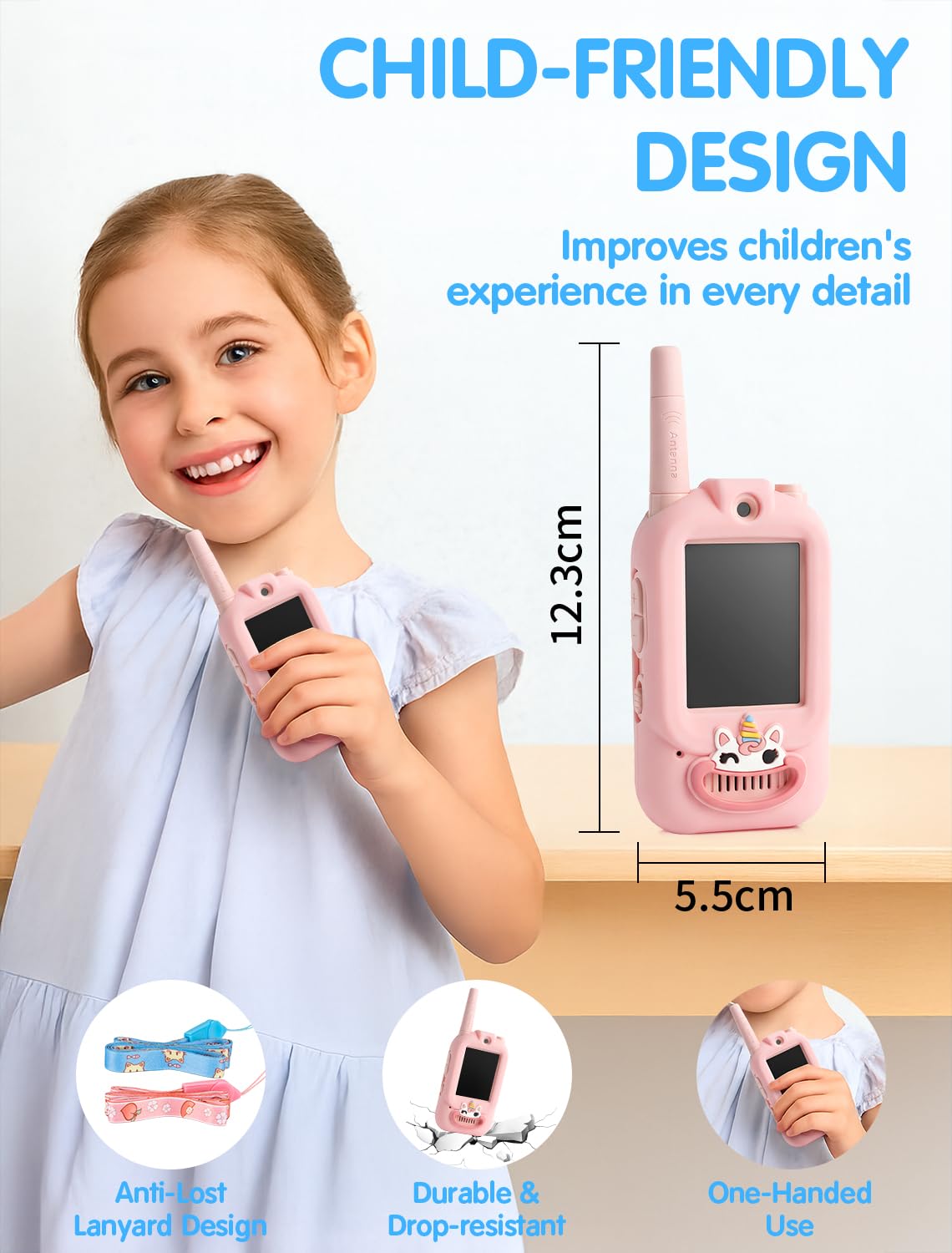 GleeMart™ Kinder-Video-Walkie-Talkies (2er-Pack)📱🧒 