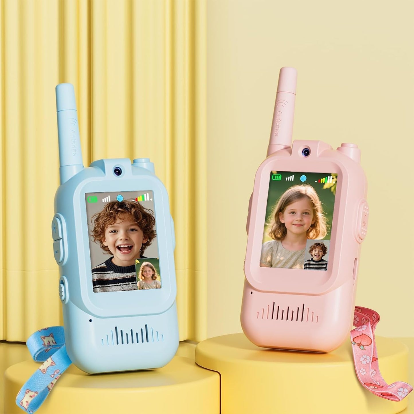 GleeMart™ Kinder-Video-Walkie-Talkies (2er-Pack)📱🧒 