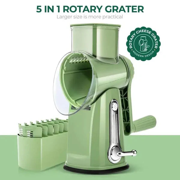 🧀 GleeMart™ Rotary Cheese & Veggie Grater